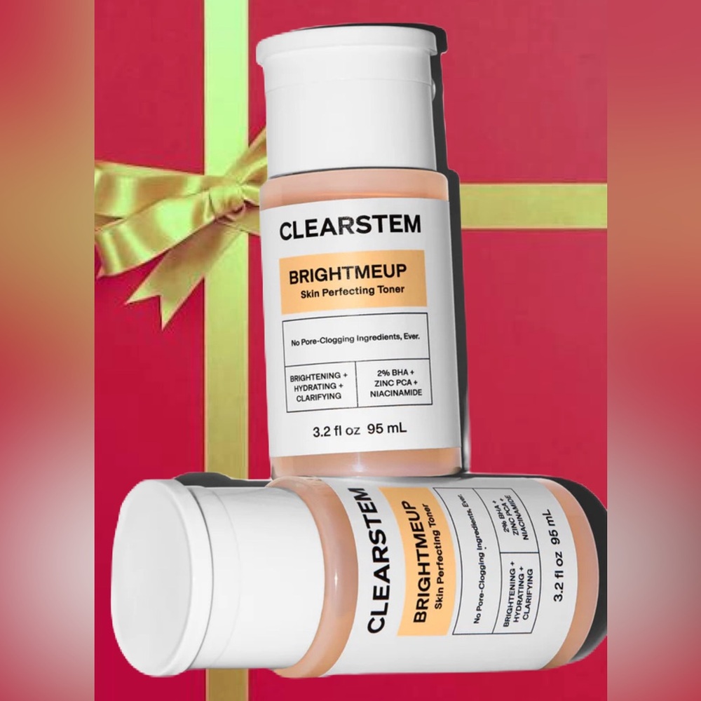(2)x CLEARSTEM BRIGHTMEUP Advanced Brightening Toner NEW